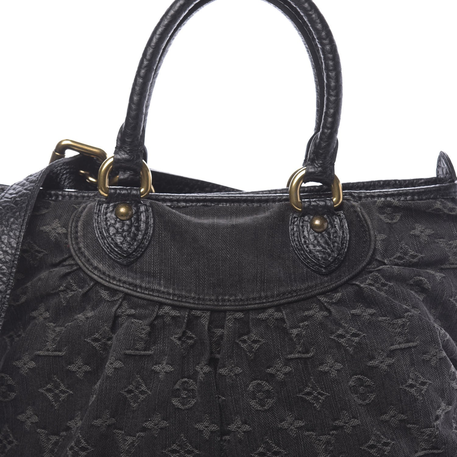 Louis Vuitton Denim Neo Cabby GM Black 10 of 10