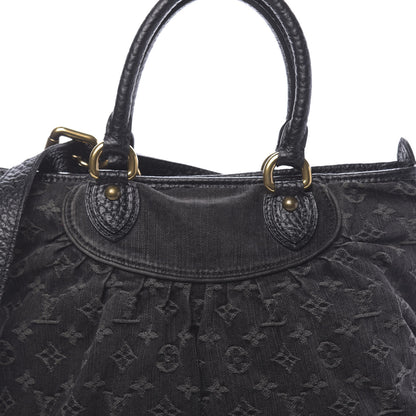 Louis Vuitton Denim Neo Cabby GM Black 10 of 10