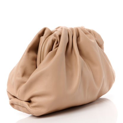 Bottega Veneta Smooth Butter Calf The Pouch Oversized Clutch Nude 3 of 11