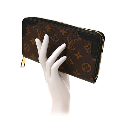 Louis Vuitton Monogram Zippy Retiro Wallet Black 2 of 6