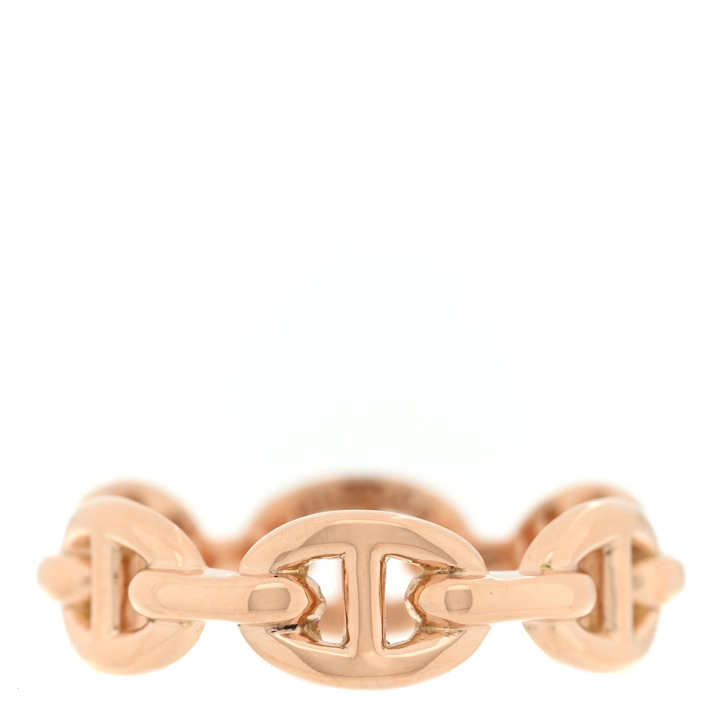 18K Rose Gold PM Chaine d'Ancre Enchainee Ring 54 7