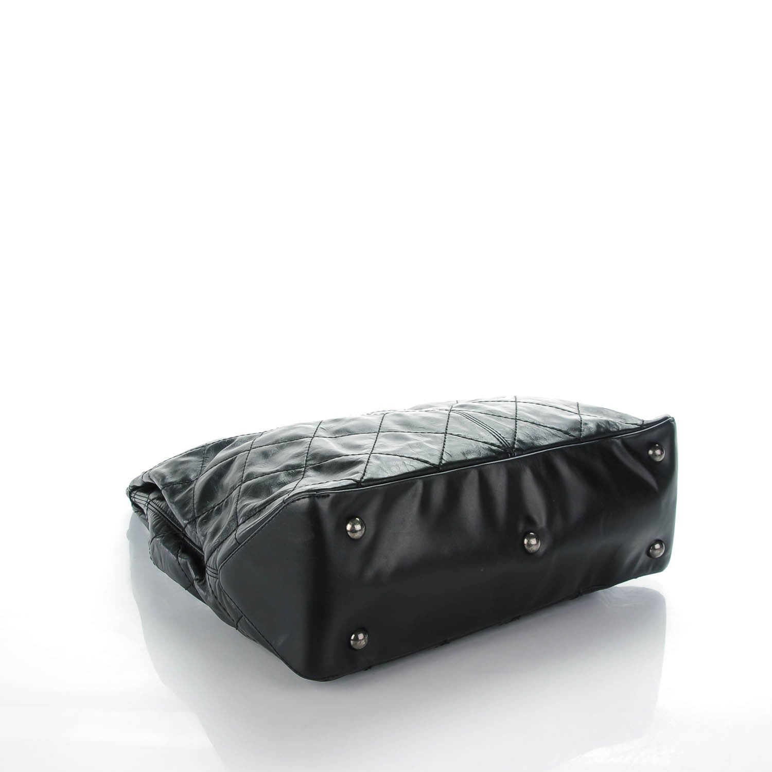 Chanel Calfskin Quilted Coco Supple Hobo Black 4 of 7