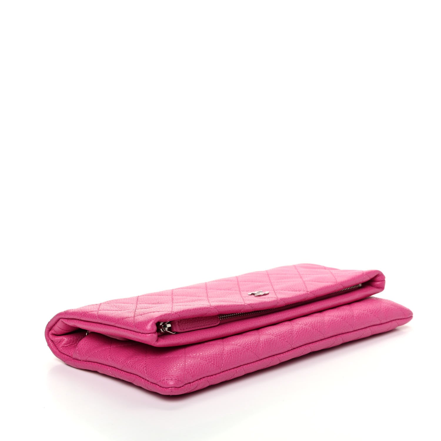 Chanel Caviar Quilted CC Beauty Clutch Pink 4 of 7