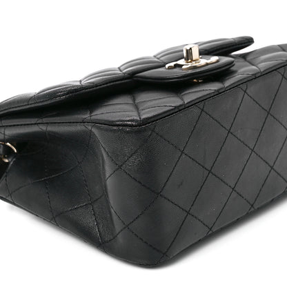 Chanel Lambskin Quilted Mini Square Flap Black 11 of 12