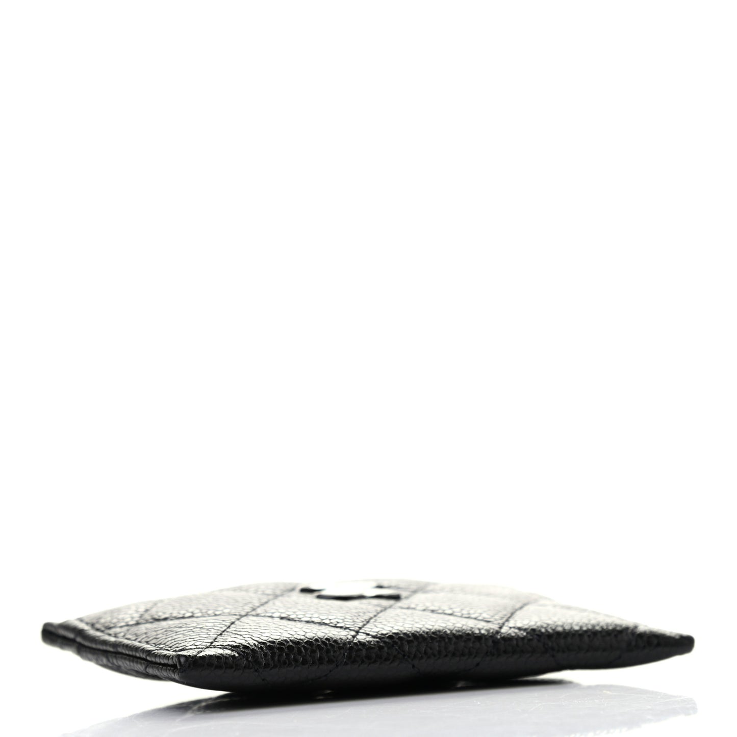 Caviar Quilted Incognito Card Holder Black