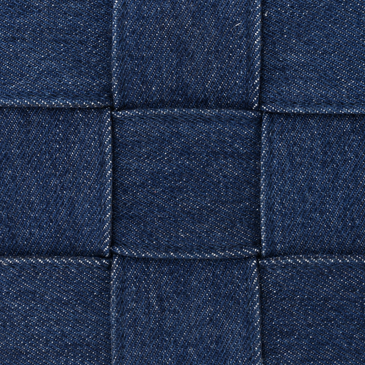 Denim Maxi Intrecciato Cassette Crossbody Bag Indigo