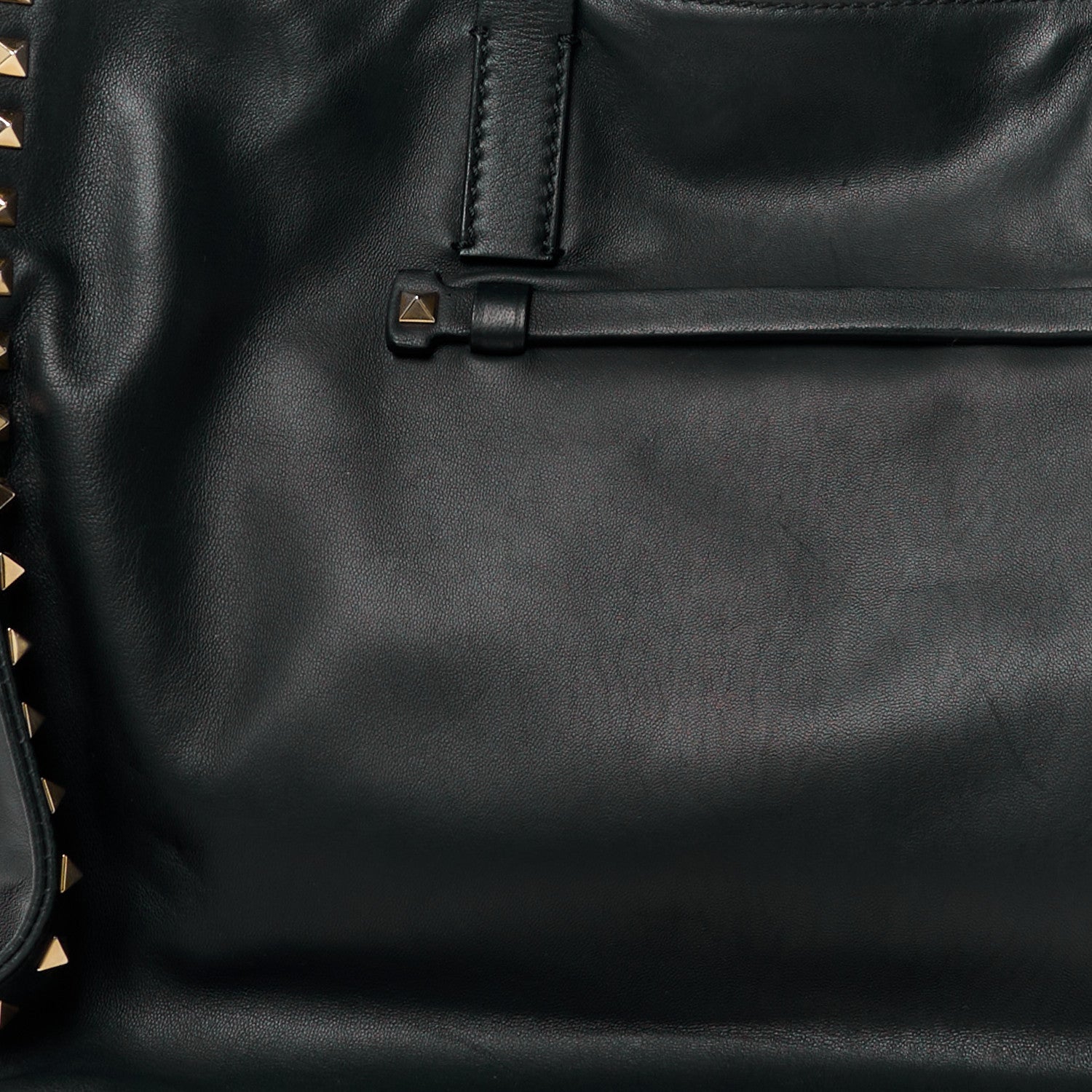 Valentino Garavani Nappa Medium Rockstud Soft Tote Black 12 of 17