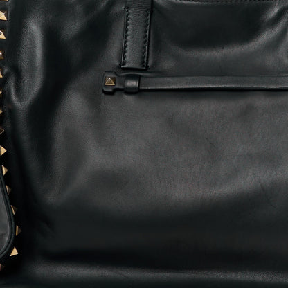 Valentino Garavani Nappa Medium Rockstud Soft Tote Black 12 of 17