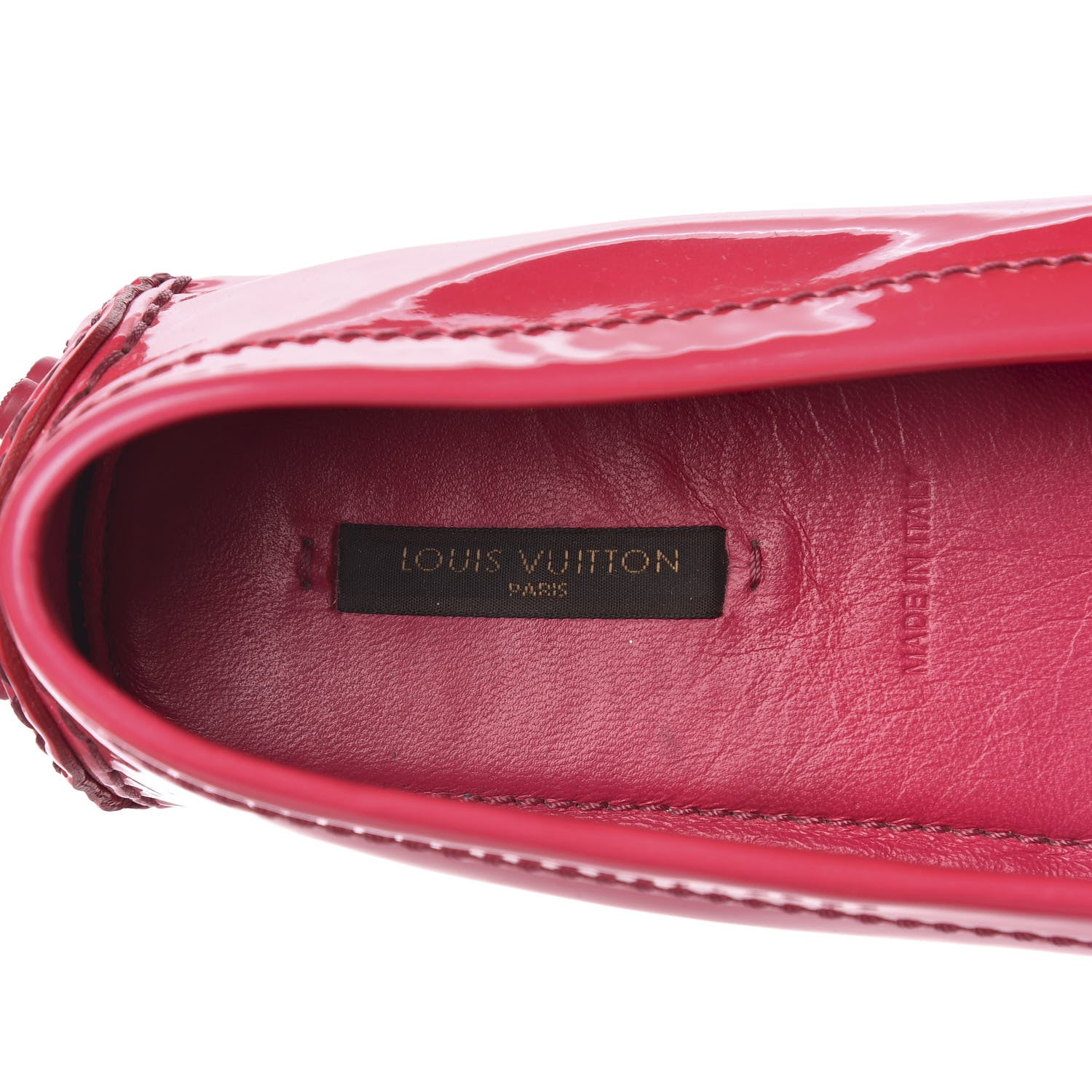 Louis Vuitton Patent Calfskin Oxford Loafers 39.5 Rose Indien 7 of 8