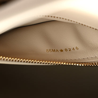 Christian Dior Shiny Smooth Calfskin Small Cigale Bag Beige 7 of 10