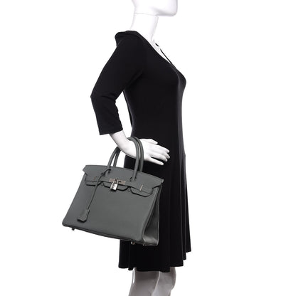 Hermes Togo Birkin 30 Vert Amande 2 of 16