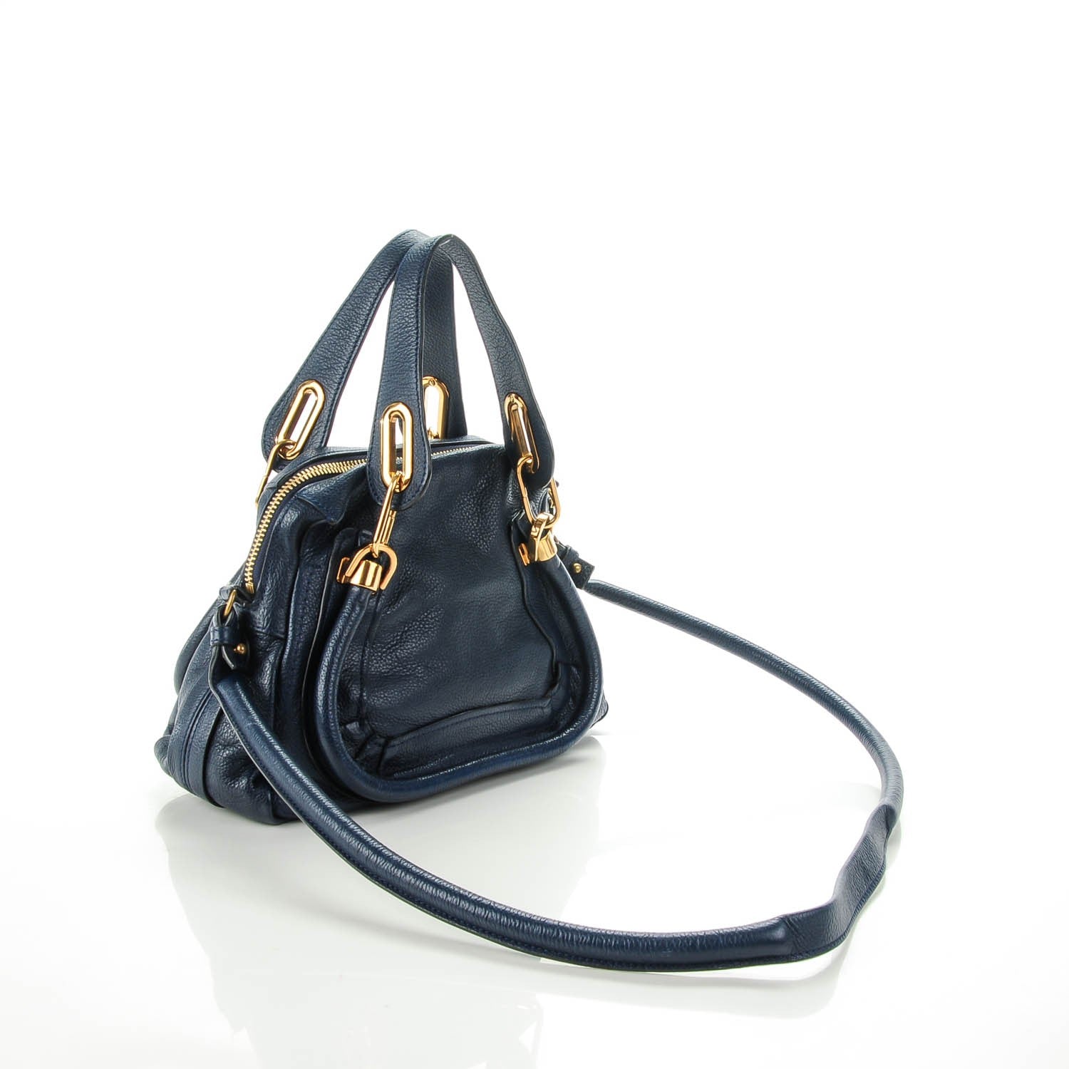 Chloe Calfskin Small Paraty Midnight Blue 3 of 9