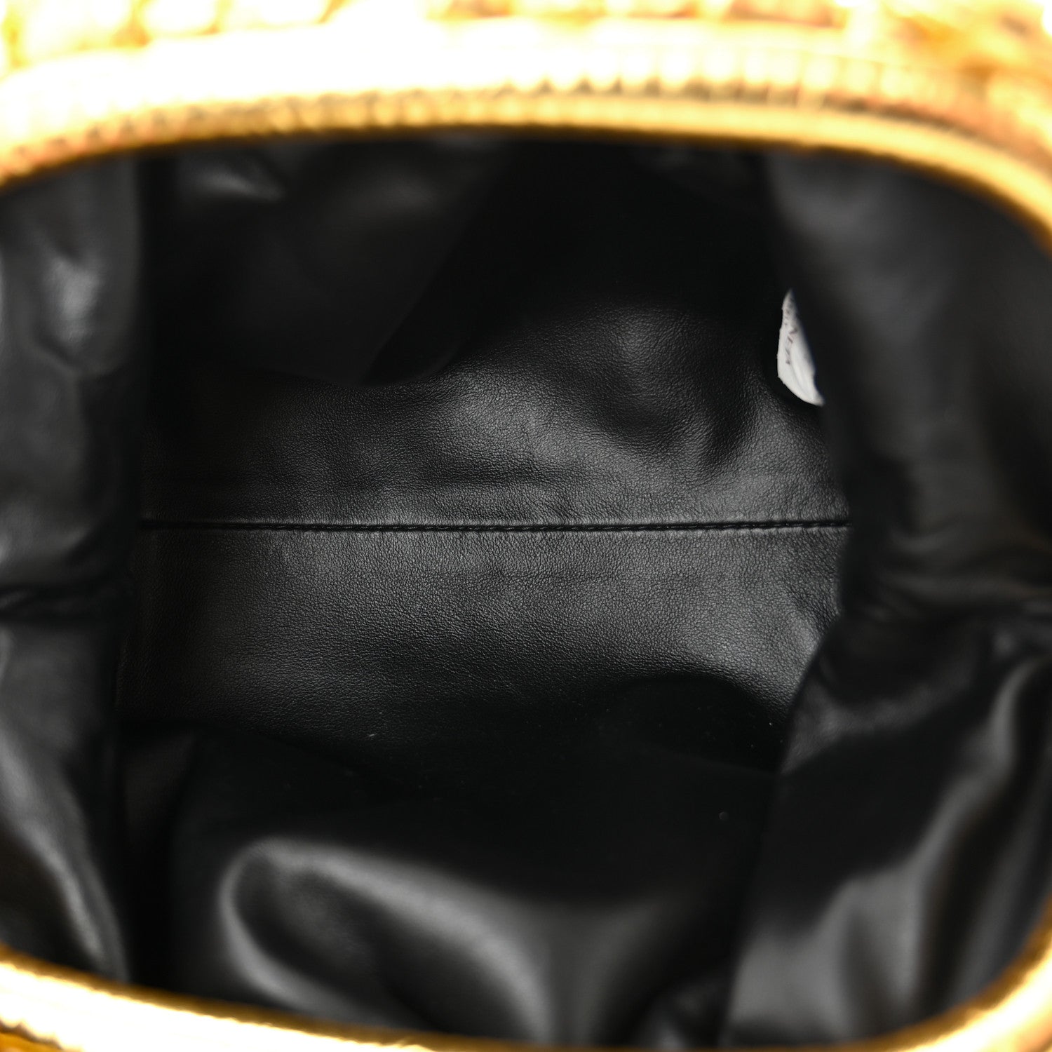 Bottega Veneta Metallic Bark Calfskin The Mini Pouch Gold 5 of 11