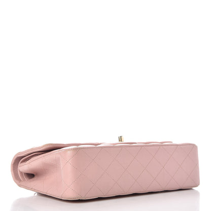 Chanel Lambskin Quilted Medium Double Flap Light Pink 5 of 14