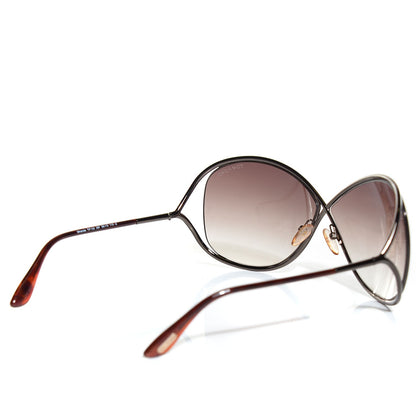 Tom Ford Miranda Crossover Sunglasses TF130 Shiny Bronze 2 of 5