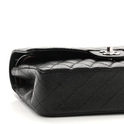 Chanel Caviar Quilted Medium Double Flap Black 9 of 11