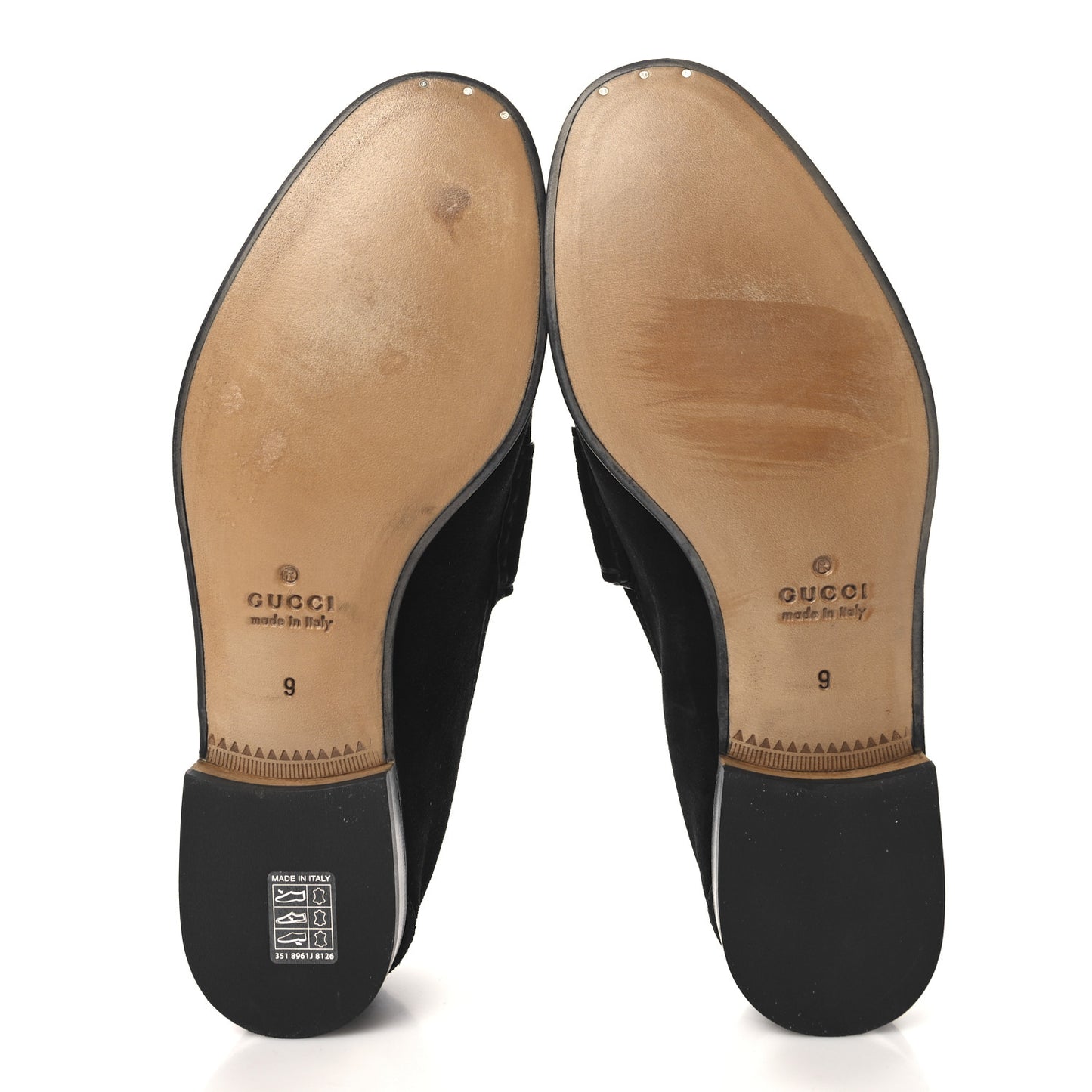 Suede Mens 1953 Horsebit Loafers 9 Black