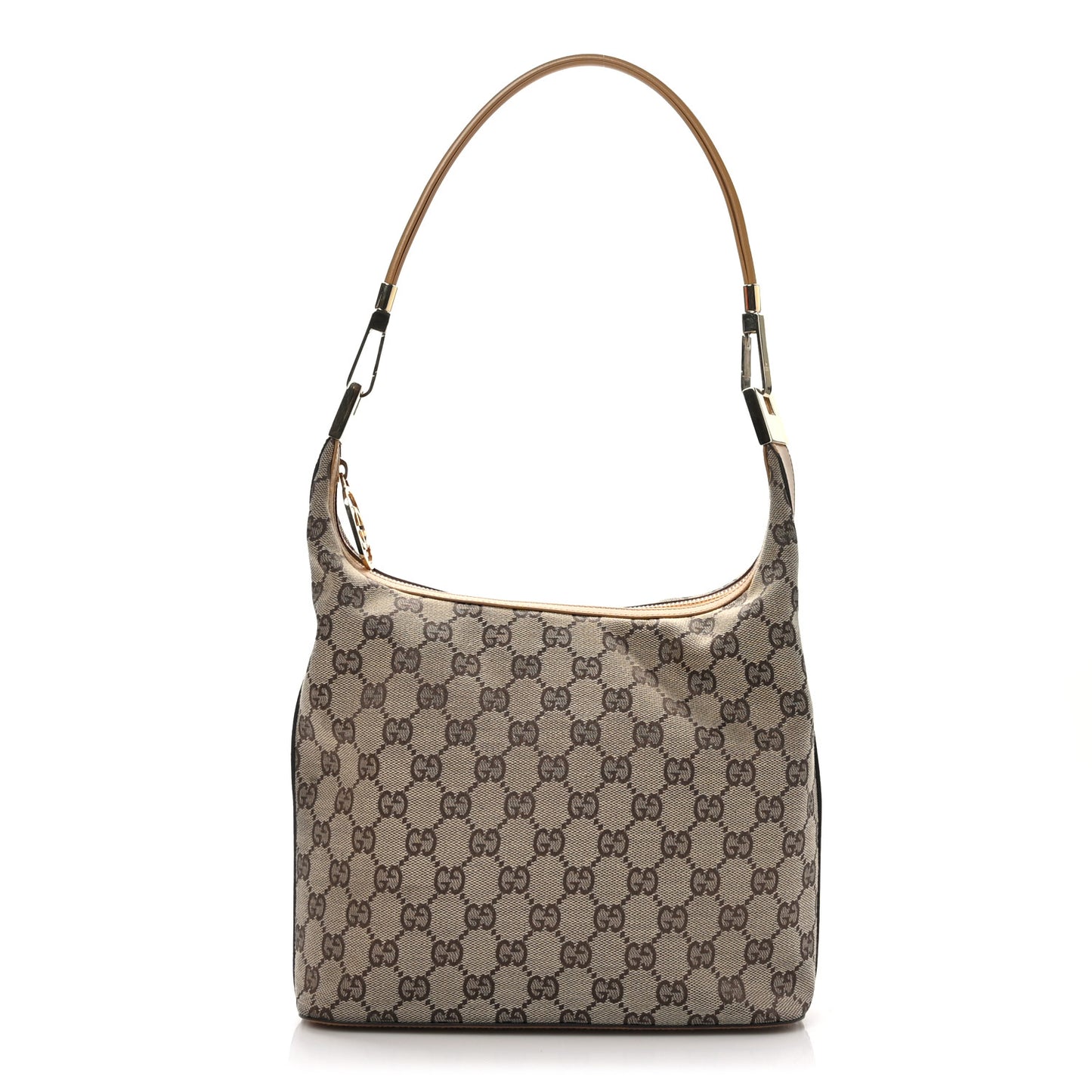 Monogram GG Clasp Hobo Tan