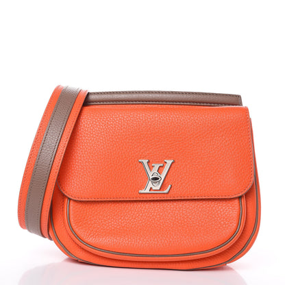 Louis Vuitton Taurillon Marceau Tangerine Taupe 1 of 9