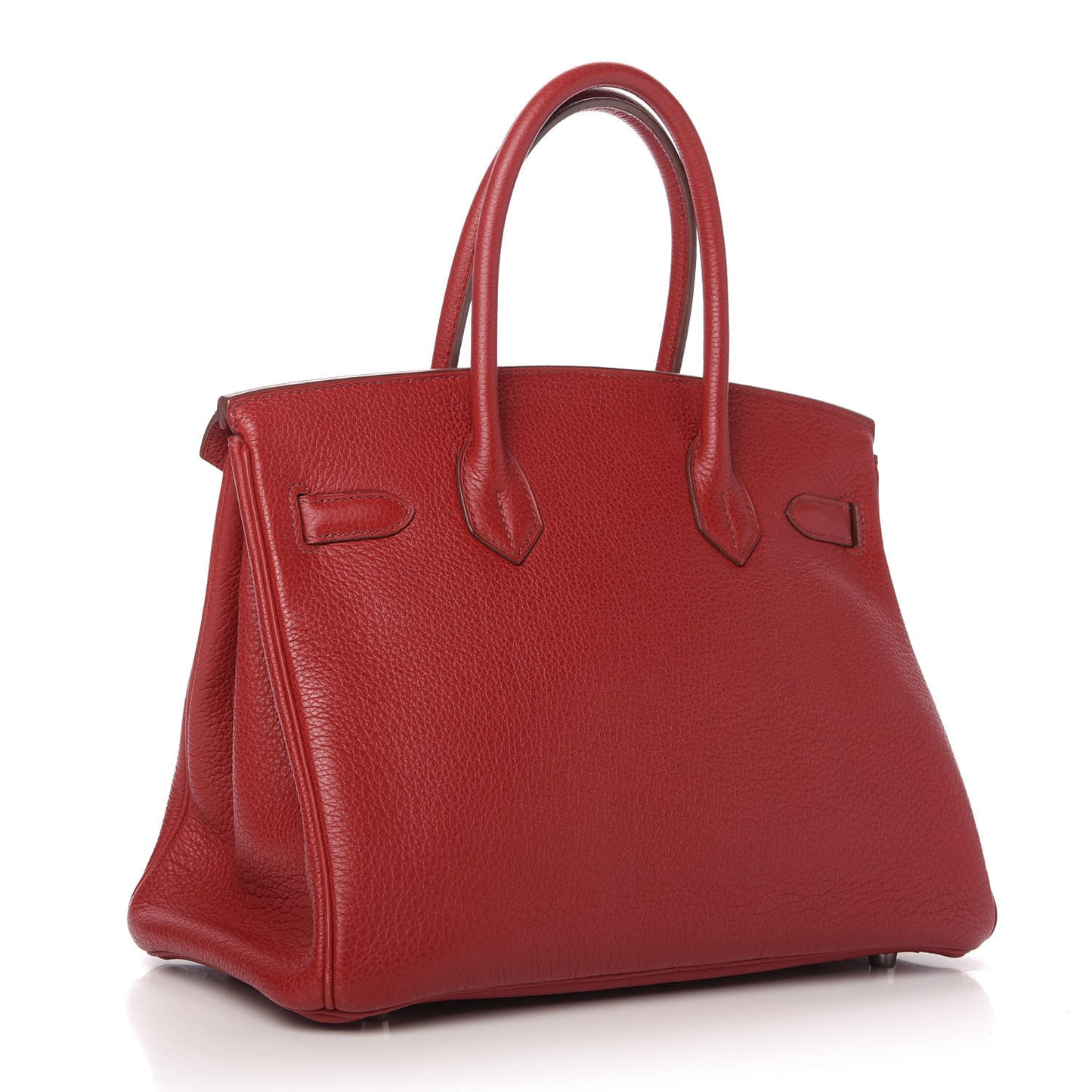 Taurillon Clemence Birkin 30 Rouge Garance