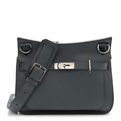 Hermes Taurillon Clemence Jypsiere 31 Bleu Ocean 1 of 12