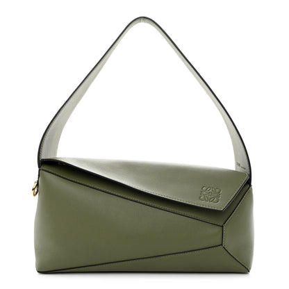 Loewe Calfskin Puzzle Hobo Avocado 1 of 13
