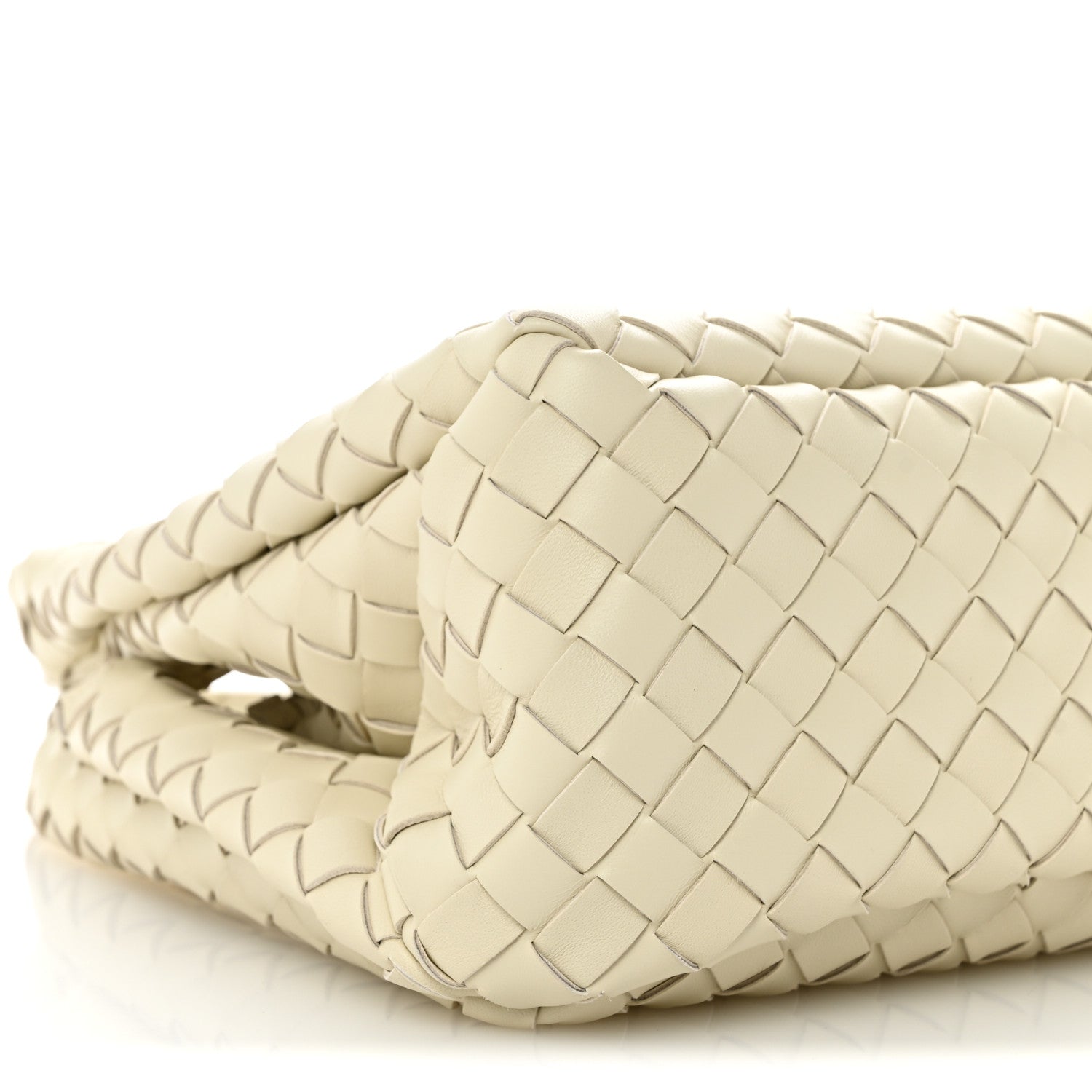 Bottega Veneta Nappa Intrecciato Small Campana Shoulder Bag Sea Salt 9 of 11