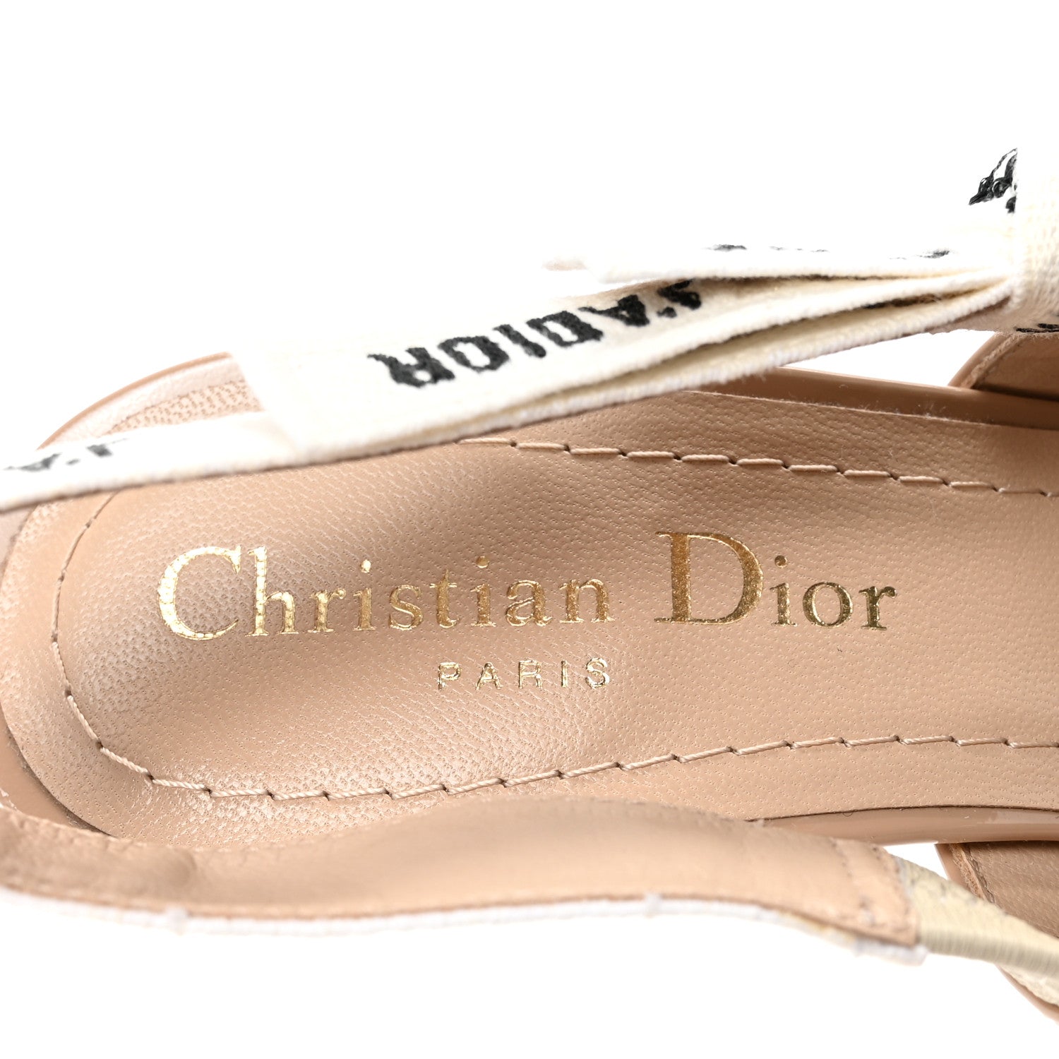 Christian Dior Patent Ribbon J'Adior Slingback 65mm Pumps 35.5