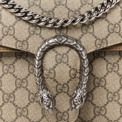 Gucci GG Supreme Monogram Small Dionysus Shoulder Bag Taupe 8 of 12