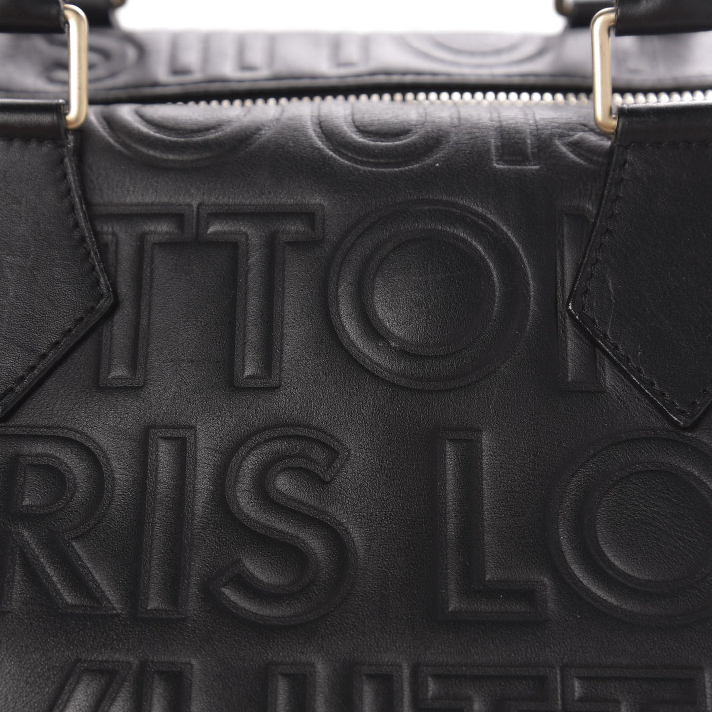 Calfskin Embossed Speedy Cube 30 Black