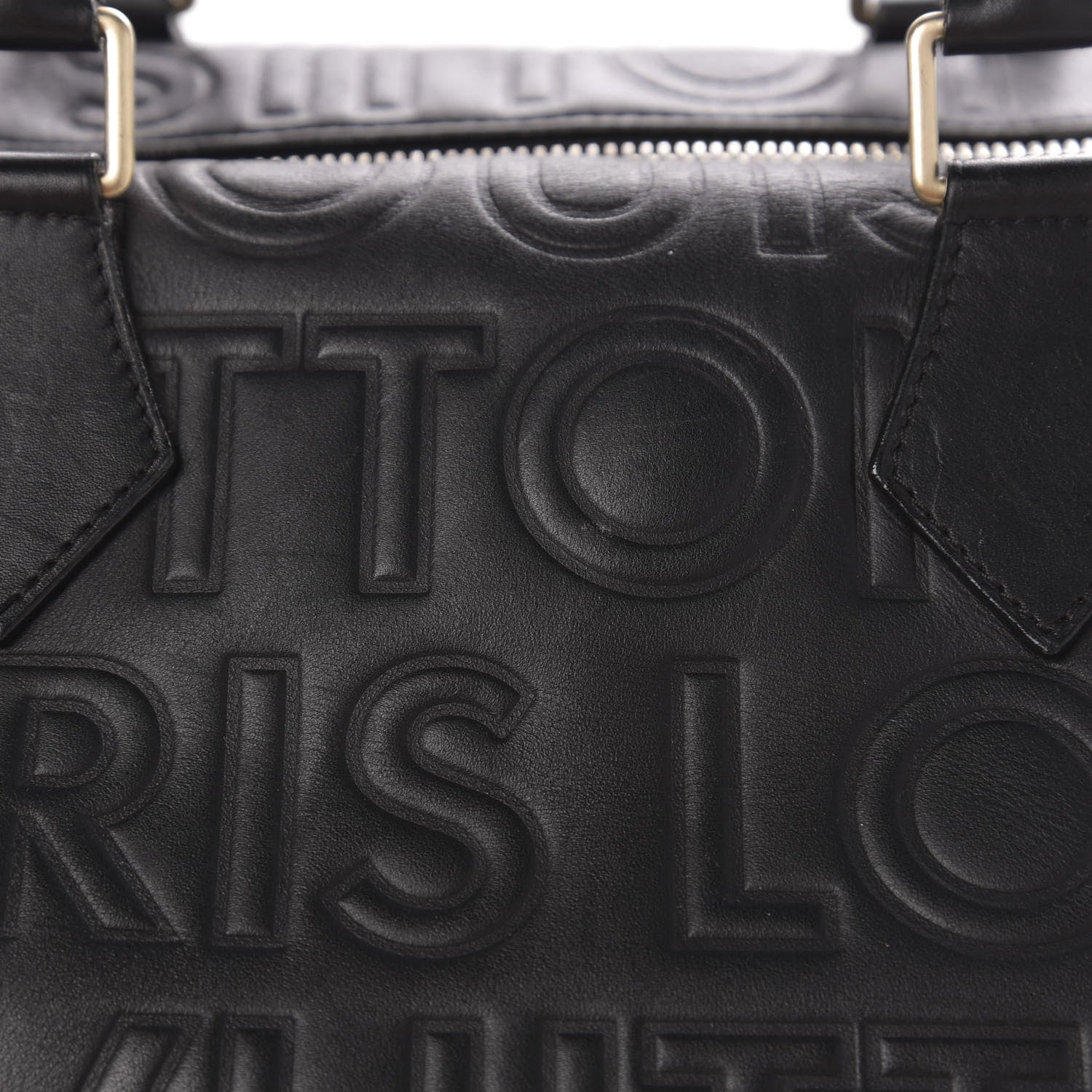 Louis Vuitton Calfskin Embossed Speedy Cube 30 Black 12 of 16