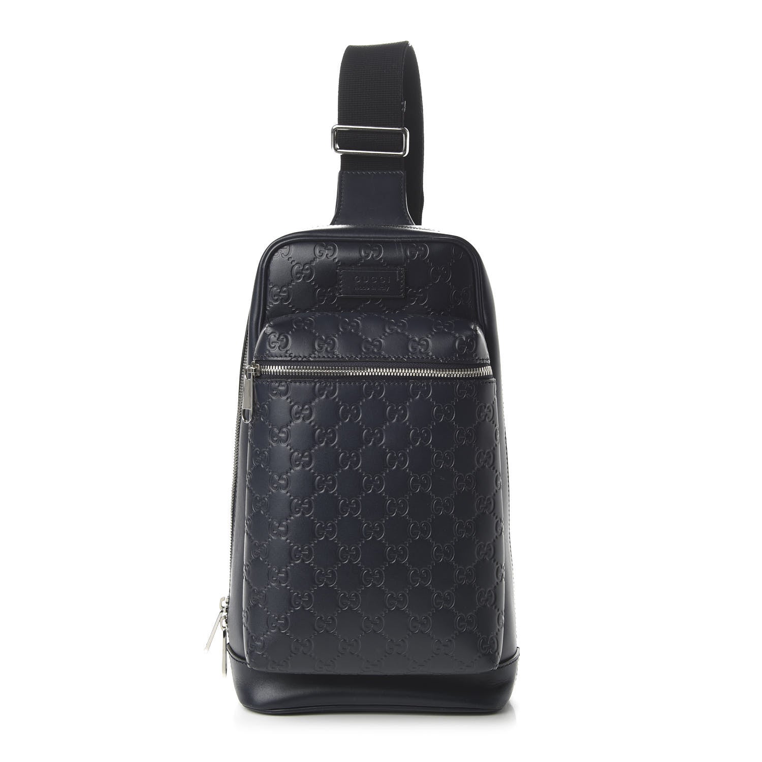 Gucci Guccissima Sling Backpack Blue 1 of 9