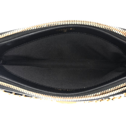 Chanel Caviar Quilted Small Boy Clutch With Chain Black 5 of 14