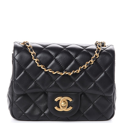 Chanel Lambskin Quilted Mini Pearl Crush Flap Black 1 of 10