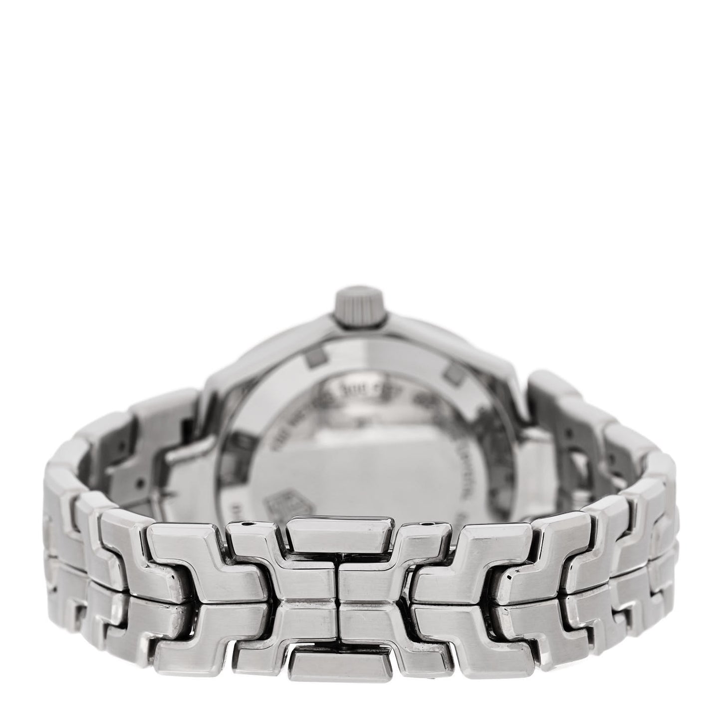 Stainless Steel Mother of Pearl 32mm Link Lady Quartz Watch WBC1310