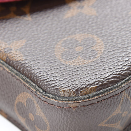 Louis Vuitton Monogram Pochette Felicie Chain Wallet Fuchsia 11 of 18