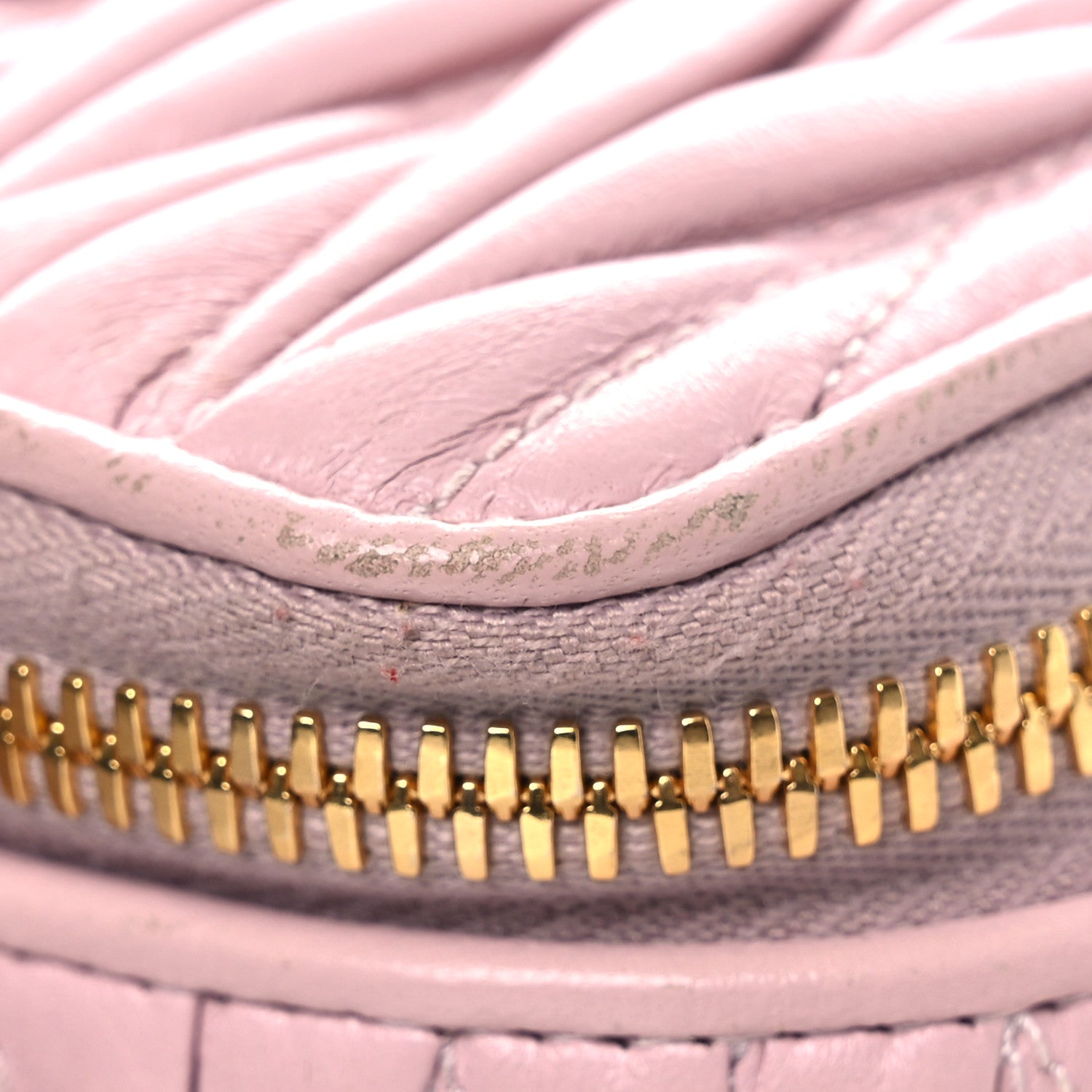 Miu Miu Nappa Matelasse Micro Vanity Case Alabastro 12 of 12