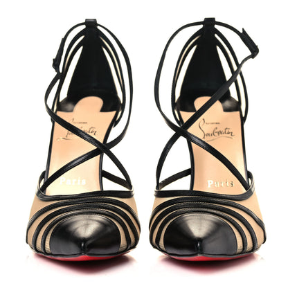 Christian Louboutin Kid Rete Theodorella 100 Pump 40 Black 2 of 8