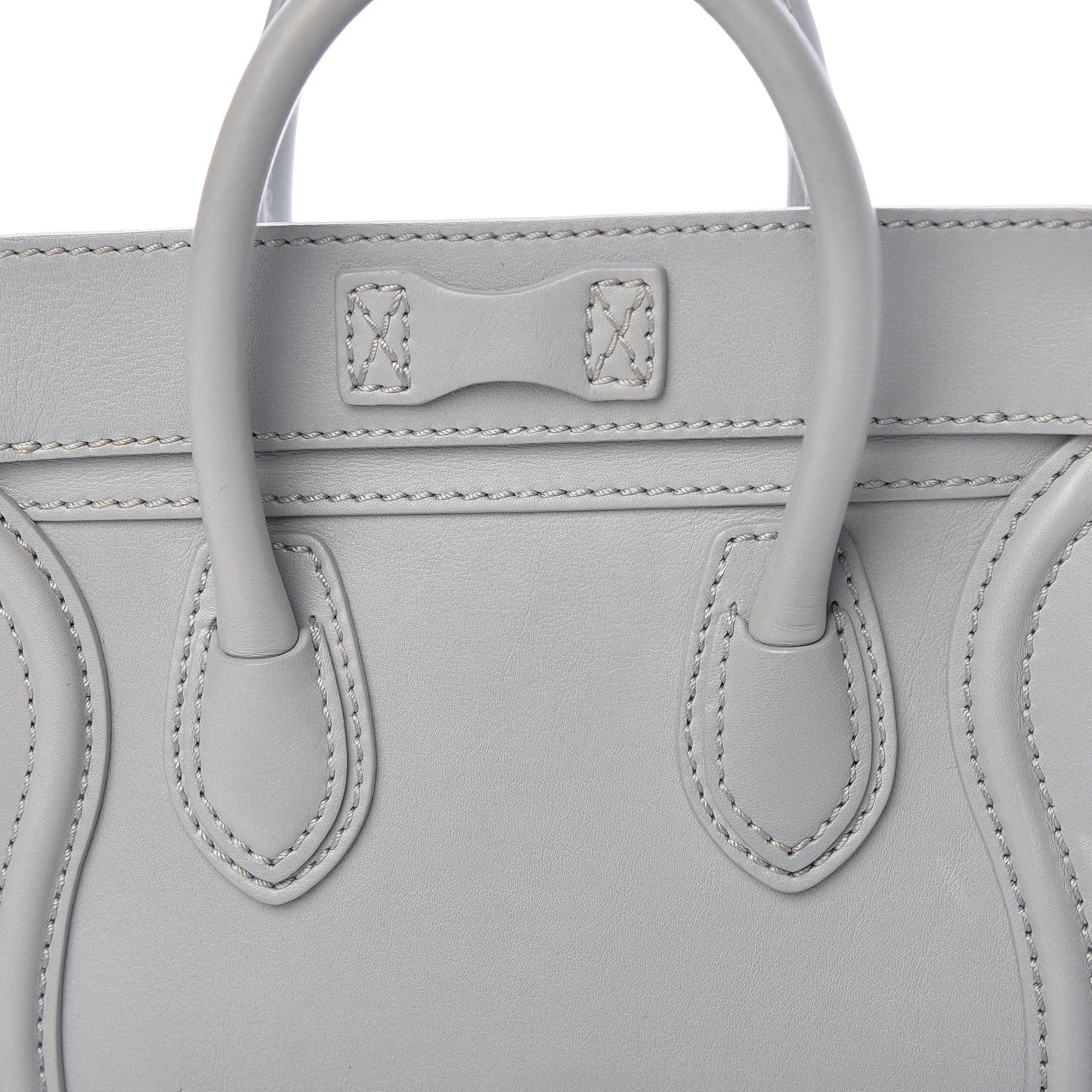 Smooth Calfskin Nano Luggage Sky
