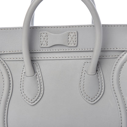 Celine Smooth Calfskin Nano Luggage Sky 14 of 14
