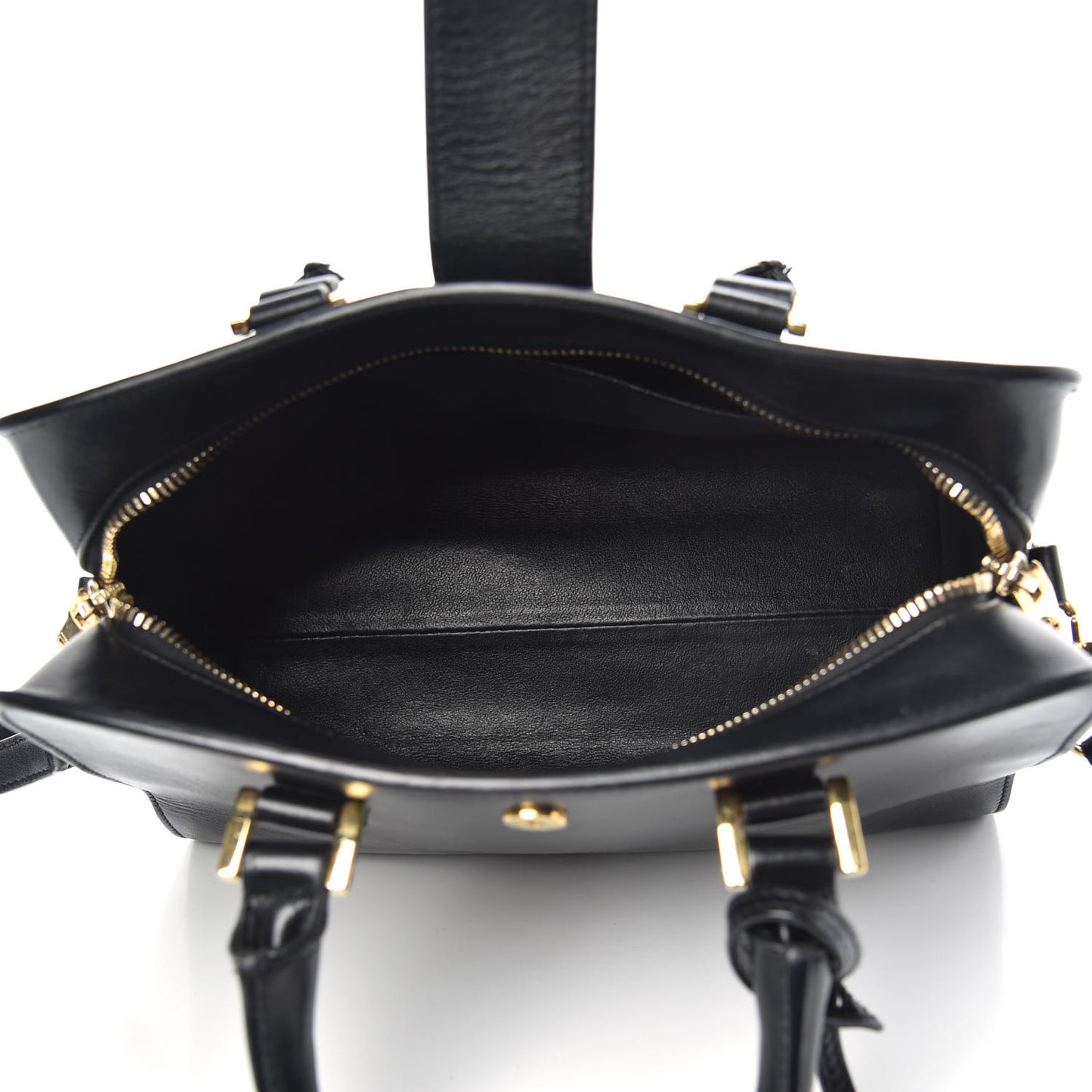 Calfskin Monogram Baby Cabas Black