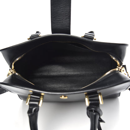 Saint Laurent Calfskin Monogram Baby Cabas Black 6 of 14