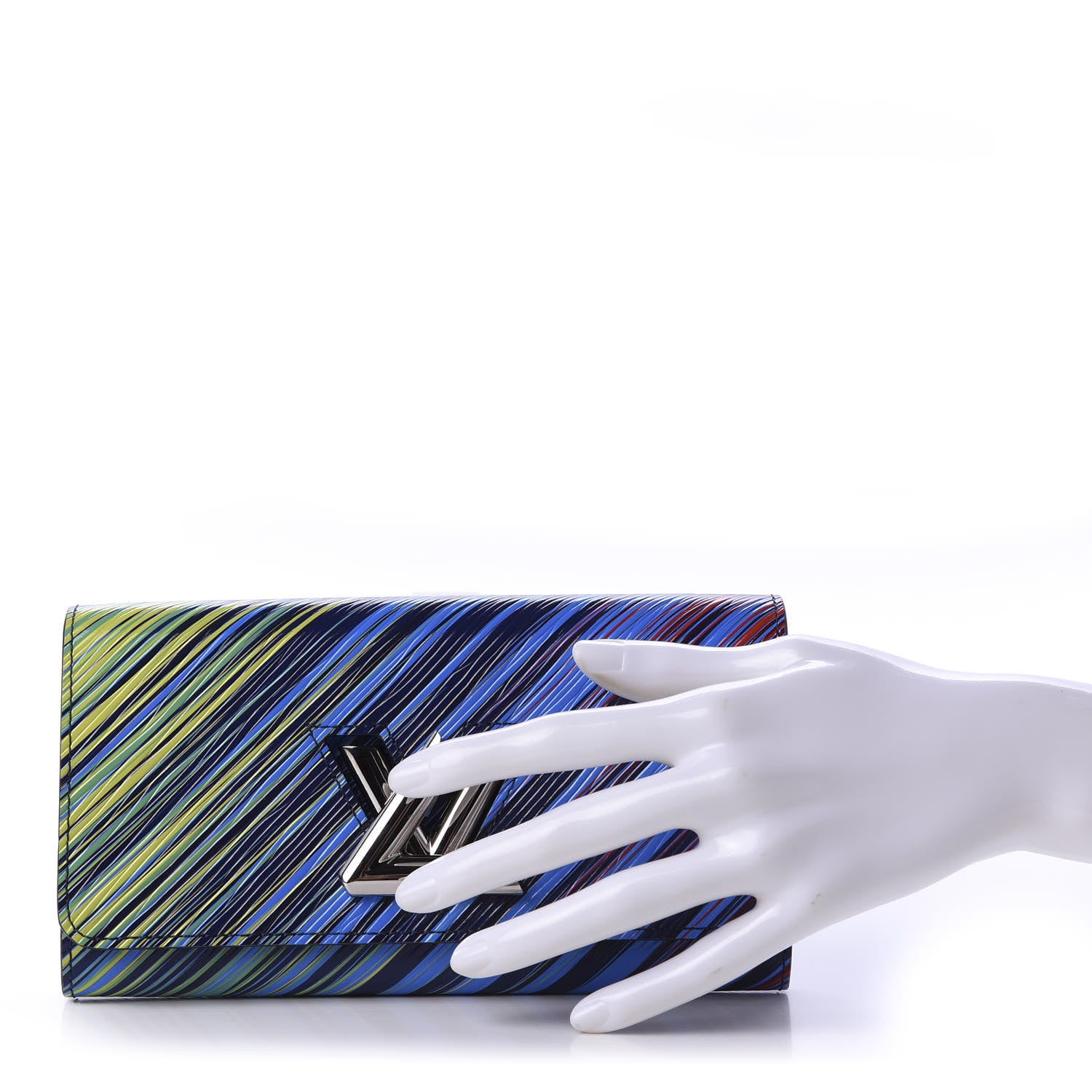 Louis Vuitton Epi Tropical Printed Twist Wallet Vert Rouge 2 of 10