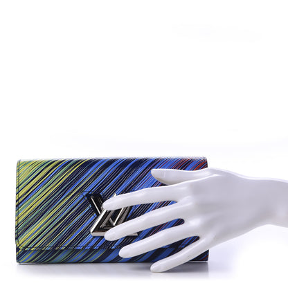 Louis Vuitton Epi Tropical Printed Twist Wallet Vert Rouge 2 of 10