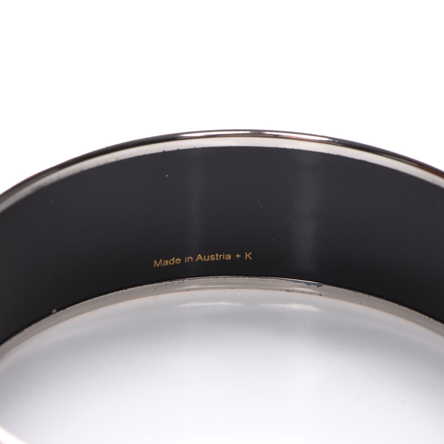 Hermes Enamel Printed Wide Flacons Bracelet 65 5 of 6