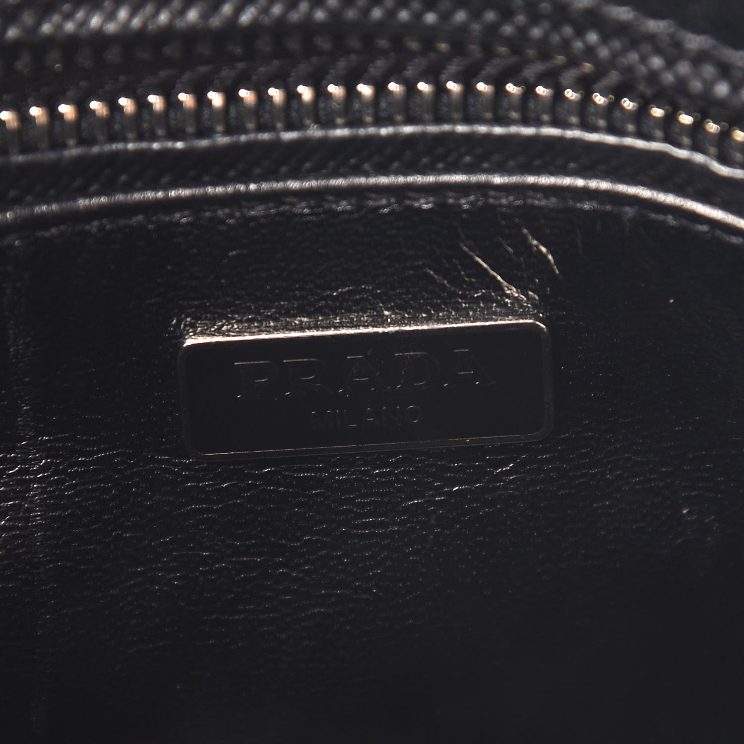 Prada Saffiano Cuir Small Twin Tote Black 5 of 9
