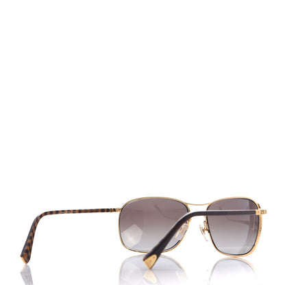 Louis Vuitton Metal Conspiration Pilote Aviator Sunglasses Z0251U Gold 4 of 8
