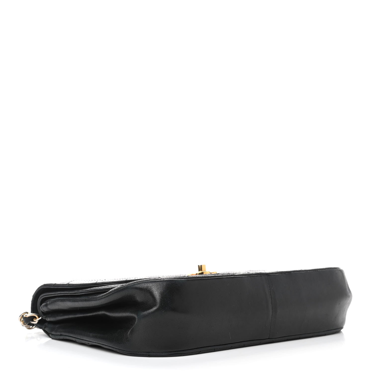 Chanel Lambskin Quilted Medium Double Flap Black 3 of 18