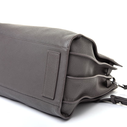 Saint Laurent Grained Calfskin Medium Supple Sac De Jour Mouse Grey 7 of 12