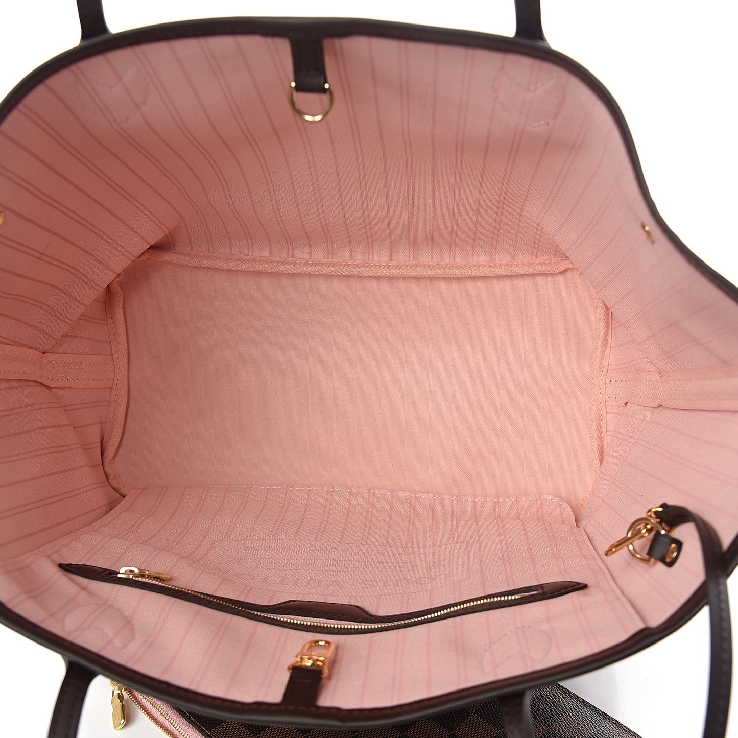 Damier Ebene Neo Neverfull MM Rose Ballerine